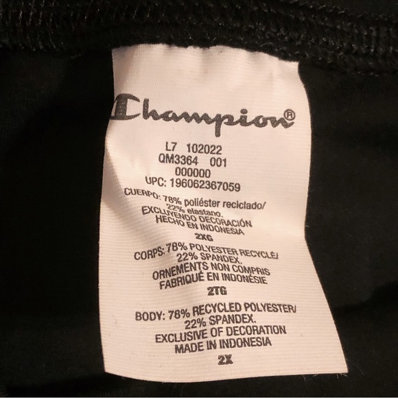 Champion Black Soft Touch 7/8 Tights - Picture 14 of 16